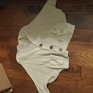 Slouchy beige Burton cardigan
